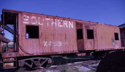 Caboose X458 built in 1970 for Southern Railway. Caboose X458 built in 1970 for Southern Railway.